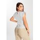 thumbnail image 3 of Blusa Flores Dama Blanco Mundo Terra 026194, 3 of 3