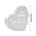 thumbnail image 3 of Transparent And Caring Acrylic For Parents And Sisters Anniversary Tabletop Decoration, 3 of 7