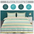 thumbnail image 2 of Colorful Stripes 3D Duvet Cover Set Quilt Cover Theme of for Bedroom Decoration, 2 of 6