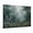 A, variant on XaaKee Misty Margin Canvas Art Prints Serene Woodland Decorative Mural Landscape Vintage Botanical Style Canvas Wall Art Inner Framed 18*12Inch