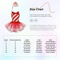 thumbnail image 7 of iiniim Girls Christmas Dance Striped Sleeveless Ballet Tutu Dress with Hat Set Green 16, 7 of 7
