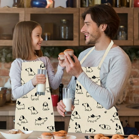 

Uioepy End Of Line Sale Dachshund Cotton And Linen Apron Animal Series Printed Apron Household Cleaning Cover U A Children S Cotton And Linen Apron Animal Series Printed Apron Household Cleaning Blo