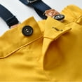thumbnail image 4 of OBEEII Baby Boys Outfit Short Sleeve Gentleman T-shirt And Shorts Baby Boy Birthday Party Suit Kids Children Holiday Outfits 5-6Years Yellow, 4 of 5