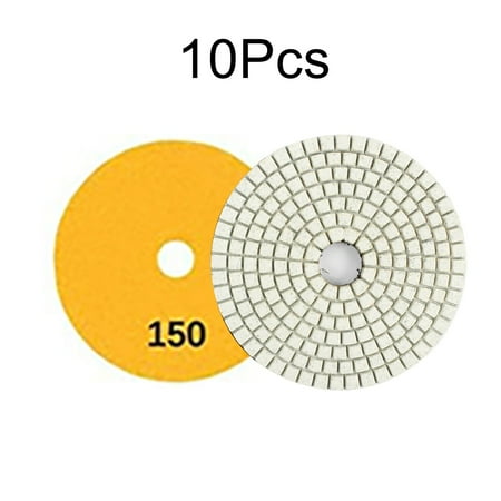 

BAMILL Diamond Polishing Pads 4inch Wet/Dry Granite Concrete Marble Glass Stone Sanding