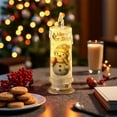 thumbnail image 5 of Oioii Christmas Flameless Candles Christmas LED Candles Battery Operated Electric LED Pillars with Decals Reindeer Santa Claus Snowman for Christmas Decorations, A, 5 of 6