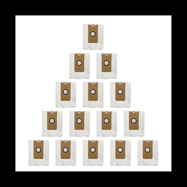 Bolsa de Polvo de 15 Piezas para Robot Aspirador W2, Accesorios de Bolsa de Polvo, Repuestos de Limpiador, Accesorios de Piezas Reemplazables