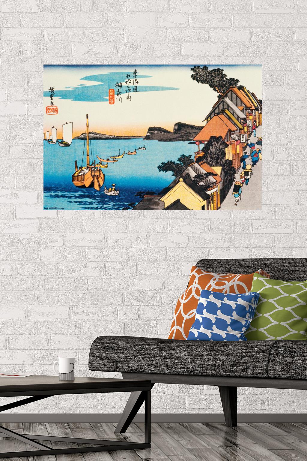 Scenery Of Kanagawa Wall Poster, 22.375" x 34"