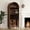 Brown, variant on Leumius 71"Farmhouse Arched Bar Cabinet with Wine Rack and Wine Glass Holder, Tall Arched Display Cabinet, Arch Wine Bar Cabinets &Coffee Bar,Liquor Bars Cabinet for Living Dining Room Brown