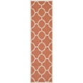 thumbnail image 1 of Safavieh Courtyard Collection Indoor/Outdoor Runner Rug, Terracotta, 2'3' x 8', 1 of 5