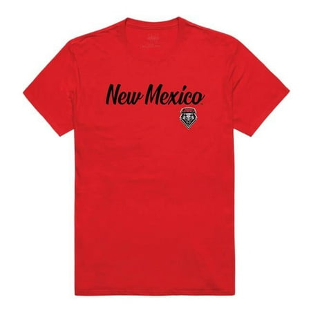 W Republic University of New Mexico Script T-Shirt  Red - Extra Large