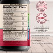 Grow Vitamin Kidney Pro-Health Supplement – Cranberry, Uva Ursi & Astragalus Extract, Bladder & Urinary Tract Support, Non-GMO, 60 Vegetable Capsules