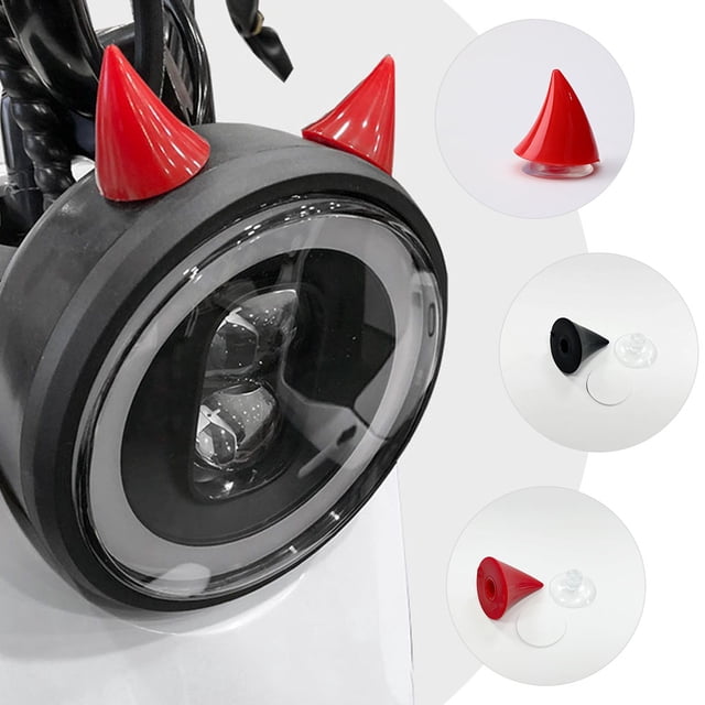 unbranded 4Ud Cuernos Para Casco Con Adhesivo Accesorios Duraderos Para Casco De Motocicleta Y Snowboard
