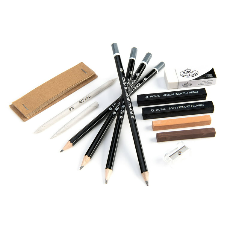 Essentials Drawing Pencil Set W/ Sketchbook
