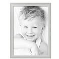 thumbnail image 2 of ArtToFrames 17" x 24" Metro Ice Silver Black Picture Frame, 17x24 inch Silver Wood Poster Frame (WOM-5247),  Pack, 2 of 7