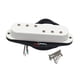 thumbnail image 3 of Pastilla Humbucker para guitarra eléctrica (mini, 3+3) con pieza polar ajustable, pieza de reparación Blanco, 3 of 9