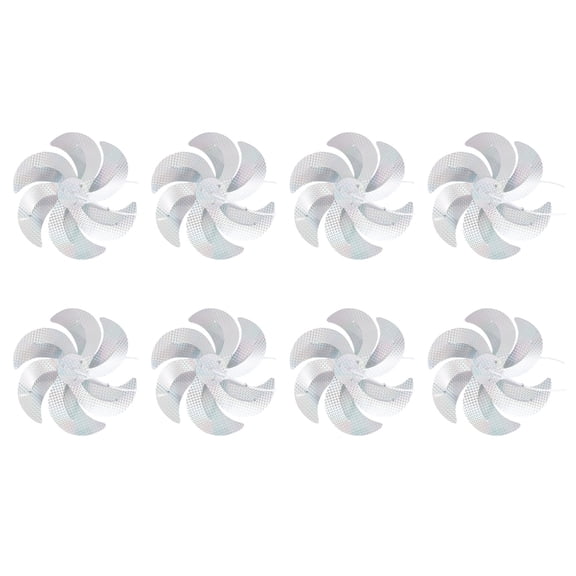 Pack of 8 Physical Bird Repellents Wind Spinners for Outdoor Use User Friendly