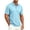 S1-Light Blue, variant on Havenx Mens Polo Shirt Short Sleeve 3 Buttons Shirt Collared Fast Dry T-Shirts Casual Breathable Work Business Top,Mint Green M
