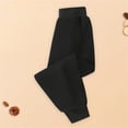 thumbnail image 4 of Cowsor Big Kids Boys Girls Solid Elastic Waist Long Pants With Pockets Casual Comfortable Daily Wear Bottoms For 3-13 Years Old, 4 of 6