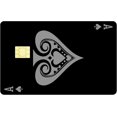 thumbnail image 1 of Playing Ace Debit Card Sticker Card Skin for EBT Transportation Key Debit Credit Stickers Waterproof Protecting Black Bank Card Decals Skin Cover Card Slim for Card Decor 7.3x5.4Inch, 1 of 6