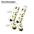 thumbnail image 2 of Logiee Penguins On The Beach Print Gift Stocking Stuffers,Adult Stockings,Novelty Socks,Funny Socks Birthday Running Walking Sleeping, 2 of 6