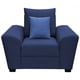 thumbnail image 2 of Sillon El Bazar Store Islandia Lino Azul Marino 1 plaza Modular Moderno Sala, 2 of 4