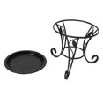 thumbnail image 4 of Soporte de flores Yashi estilo europeo simple hierro negro, 4 of 5