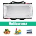 thumbnail image 5 of Flamingo Large Capacity Reusable Foldable Oxford Cloth Tote Bag Shopping Bag Decorative Box Beach Bag, 5 of 7