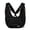 black, variant on Extra Large Dog Sling Carrier, Winter Warm Pet Sling Bag with Cotton Lining, Waterproof Breathable Padded Shoulder Puppy Carrier for Small & Medium Dogs, Hands-Free Travel Pet Carry Pouch