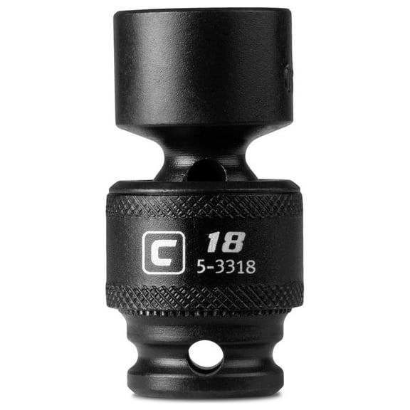 Capri Tools 18 mm Universal Impact Socket, 3/8-Inch Drive, 6-Point, Metric