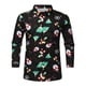 thumbnail image 4 of Camisa de manga larga para hombre, regalo de Año Nuevo 2024, camisa con estampado 3D de temática navideña, camisa informal de fiesta de talla grande para hombre S-5XL, 4 of 5