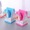 thumbnail image 4 of SagaSave Manual Pencil Sharpener Single Hole Castle Pattern Portable Random Color, 4 of 5