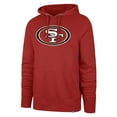 thumbnail image 2 of Men's '47 Scarlet San Francisco 49ers Imprint Headline Pullover Hoodie, 2 of 3