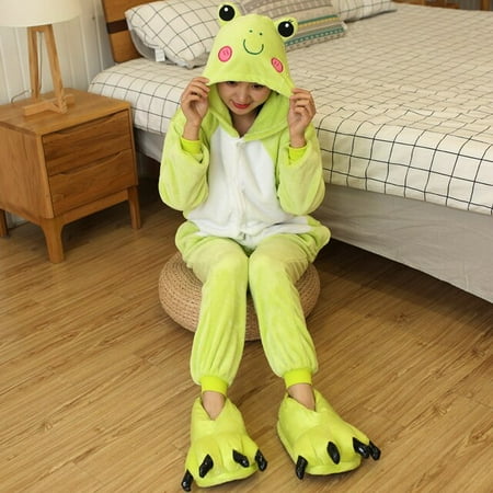 

CoCopeanut Adults Onesie Women Unicorn Panda Pajamas Animal Cartoon Blanket Sleepers Men Couple Winter Licorne One Piece Hooded Jumpsuits