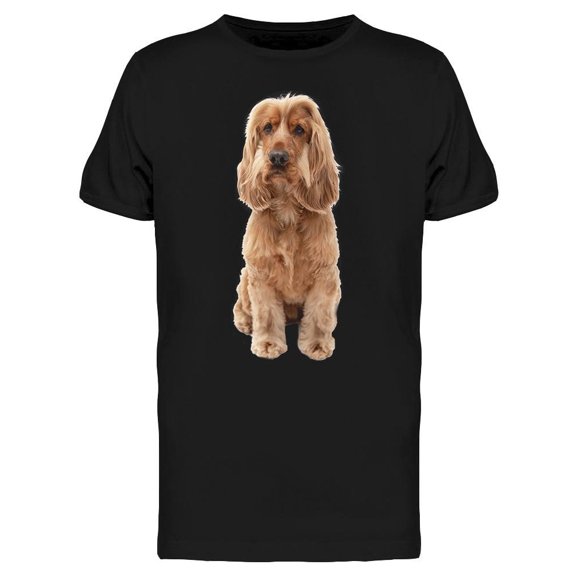 Cocker Sitted In His Back Leggs Tee Men's -Image by Shutterstock