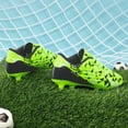 thumbnail image 4 of Tacos de Fútbol Juveniles DREAM PAIRS Verde Neón Talla 11.5, 4 of 5