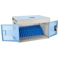 thumbnail image 5 of POCHAR 16-Unit Charging Cabinet for Laptops & Tablets - Locking Laptop Storage Box with Cable Management, Charger Storage, and Ground Protection - Great for Classroom, Library, and Office(Blue), 5 of 7