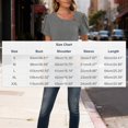 thumbnail image 3 of Camisas de Color Sólido para las Mujeres Manga Corta Cuello V Tops Casuales Blusa de Verano, Transpirable Hecha para Más Camisa Mujer Primavera Moda Tee Uso Diario, 3 of 9