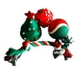 thumbnail image 3 of Juguetes para masticar para mascotas, resistentes a las mordeduras, encantador juguete de entrenamiento para masticar de Navidad, juego de lanzamiento , Estilo b Yinane juguetes para masticar, 3 of 8