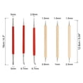 thumbnail image 2 of Uxcell Ball Embossing Stylus Kit, Leather Craft Tool Modeling Point Stylus, 2Color 6Pack, 2 of 6