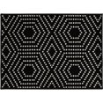 thumbnail image 1 of Central Oriental 2349OS23EC.084 2 ft. 3 in. x 3 ft. Living Logic Tecopa Rectangle Area Rug, Black & White, 1 of 1