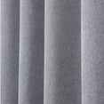 thumbnail image 4 of Superior Nyan 100% Blackout Curtains Set of 2, Grommet Header Curtain Panel Pair, Grey, 52"W x 96"L, 4 of 9