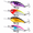 A, variant on Metal Fishing Lure, Crankbait with Treble Hooks for Bass Trout Crappie Walleye Fishing(2 PCS)