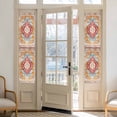thumbnail image 2 of Vintage Ethnic Window Privacy Film, Boho Tribes Modern Orange Middle Century Static Cling UV Sun Blocking Heat Control Window Tint, Non-Adhesive One Way Windows Privacy Cover 17.7''x78.7'', 2 of 7