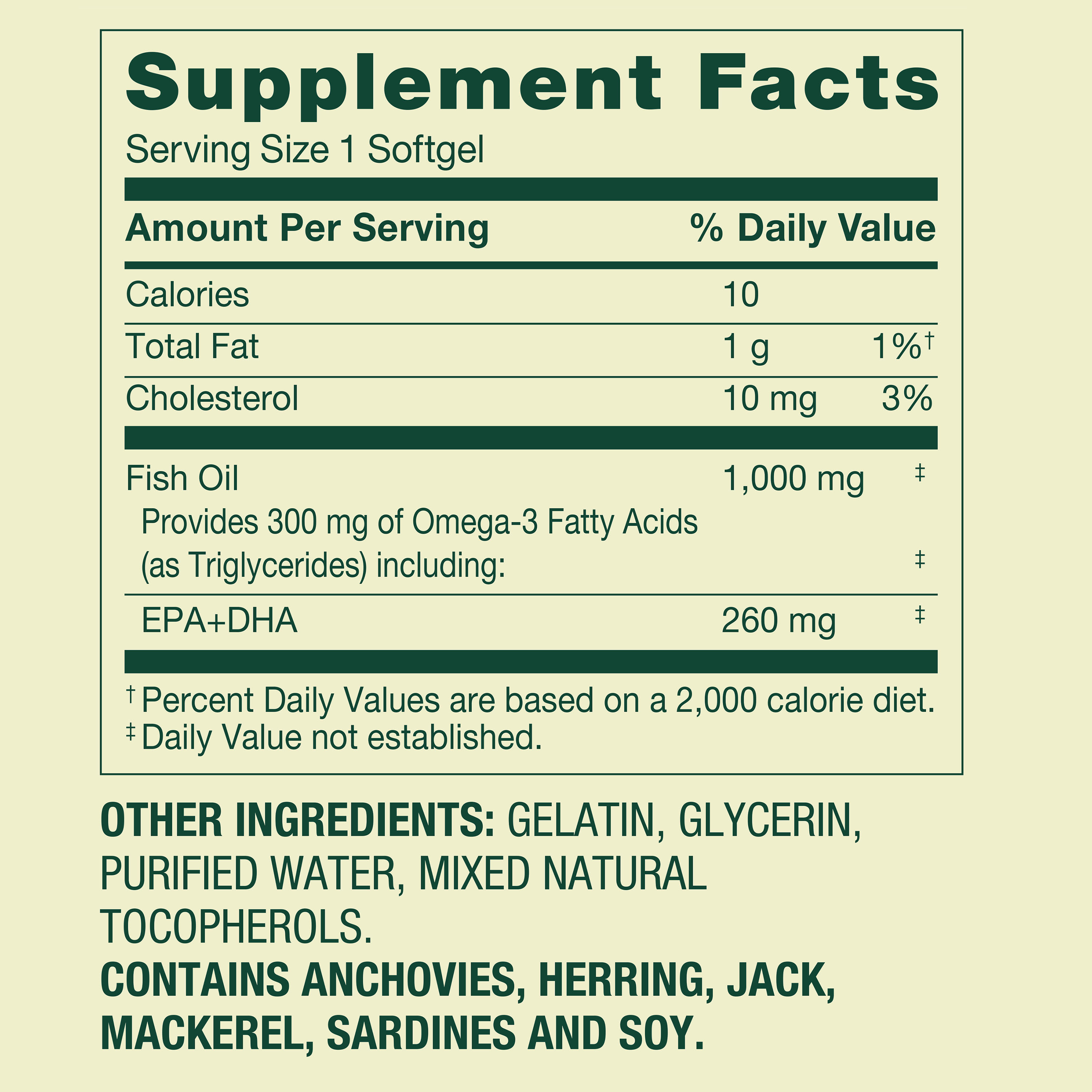 Spring Valley Fish Oil Omega-3 1000 mg Softgels photo 3
