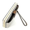 thumbnail image 3 of Michael Kors Jet Set Medium Zip Around Phone Holder Wallet Wristlet Vanilla, 3 of 6