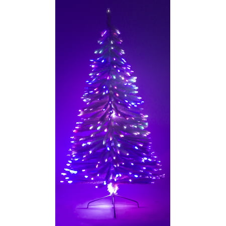 4' Fiber Optic Green Christmas Tree w/ Stand