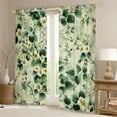 thumbnail image 2 of Manfei Girls Chic Floral Blossoms Curtains Pack of 2 (42x84 Each),Spring Graden Curtains Blackout,Green White Bedroom Curtains,Breathable Home Decor, 2 of 6