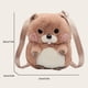 thumbnail image 1 of Bolsa Lindo de hombro de ardilla Kawaii de mensajero de felpa suave para ir de compras (caqui) Likrtyny Para Estrenar, 1 of 8