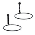 thumbnail image 1 of ACHLA Designs SFR-08-2 8 in. Anneau de Pot de Fleurs&44; Noir - Pack de 2, 1 of 1