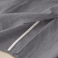 thumbnail image 7 of Wide Leg Midi Everyday Skirts Women High Rise Comfortable Fit Casual Skirt Grey XL, 7 of 7